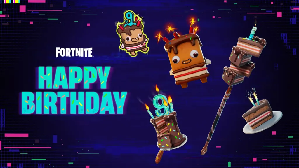 Fortnite Birthday Power Hours Artwork