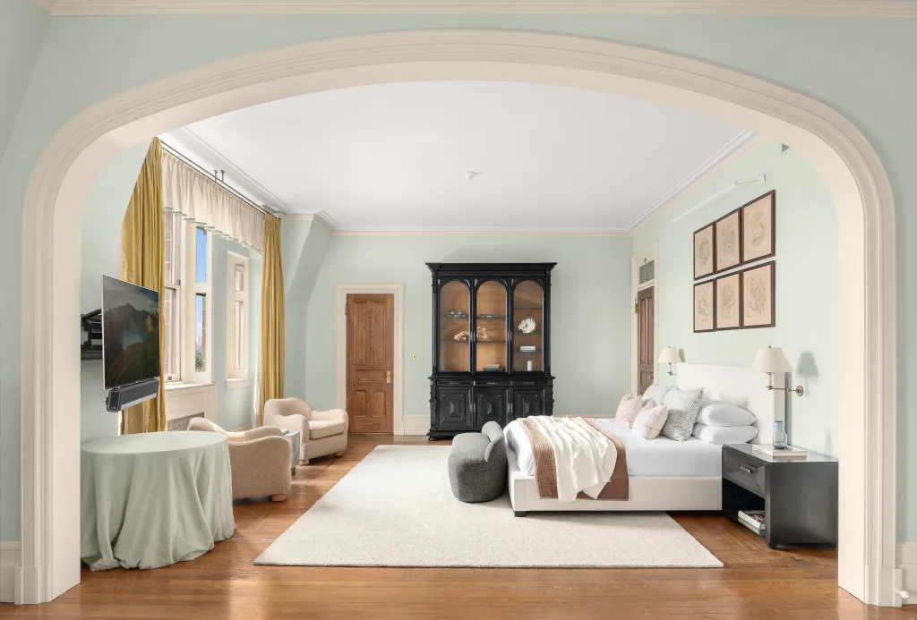 One of five bedrooms. 