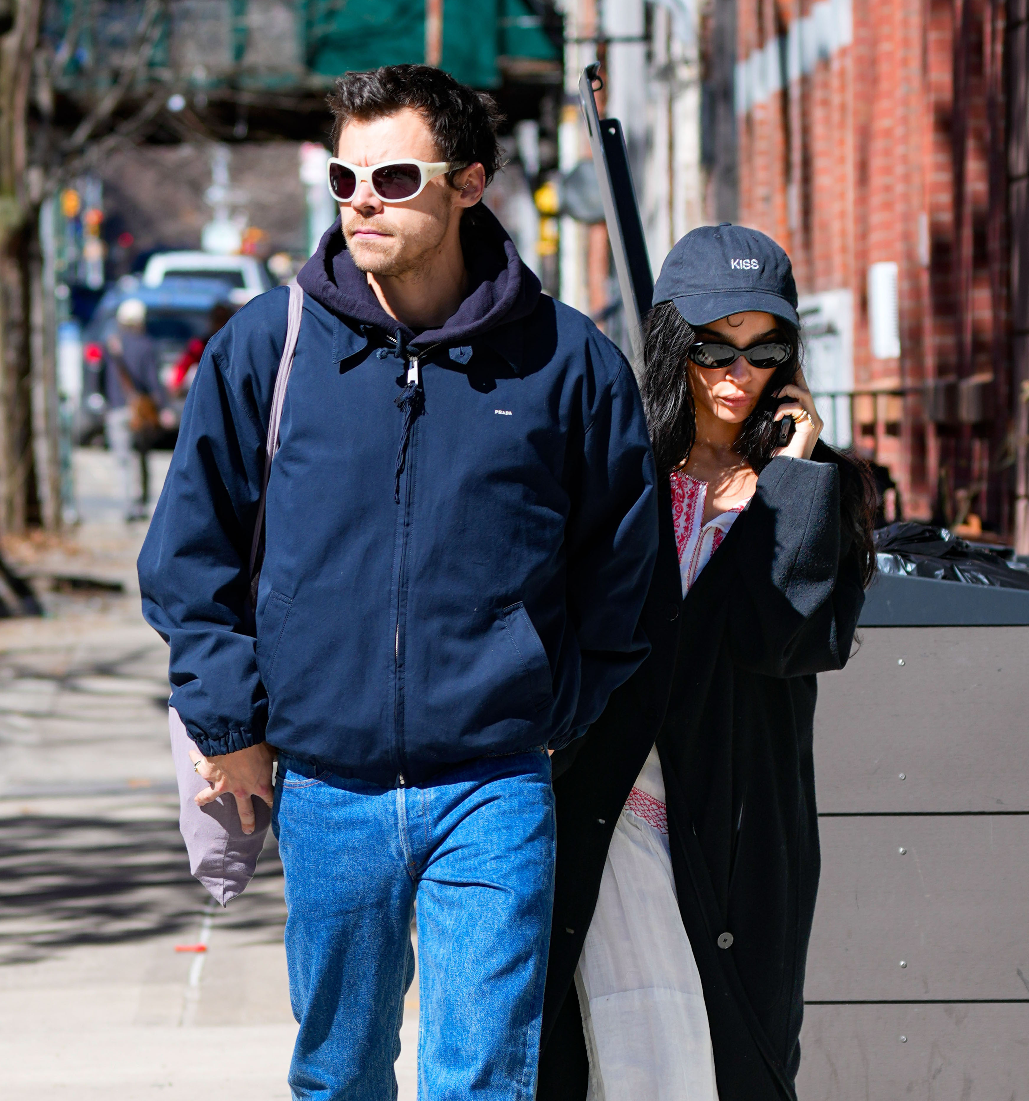 Harry Styles and Zoe Kravitz are seen together in New York City.