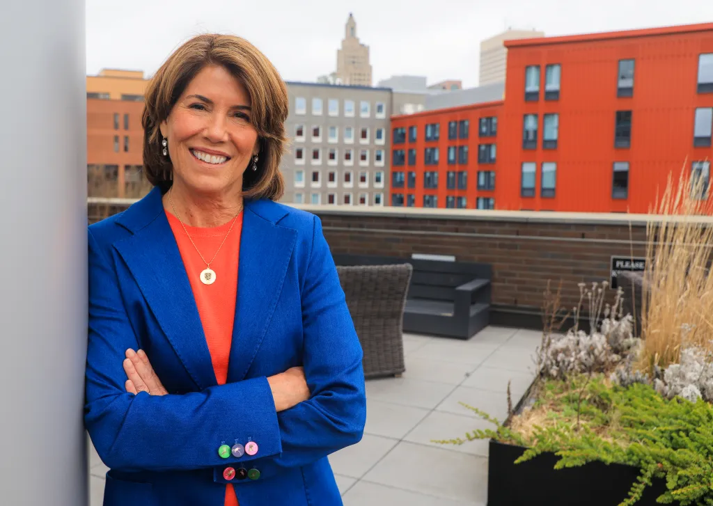 Helena Buonanno Foulkes poses for a portrait at CIC Providence.