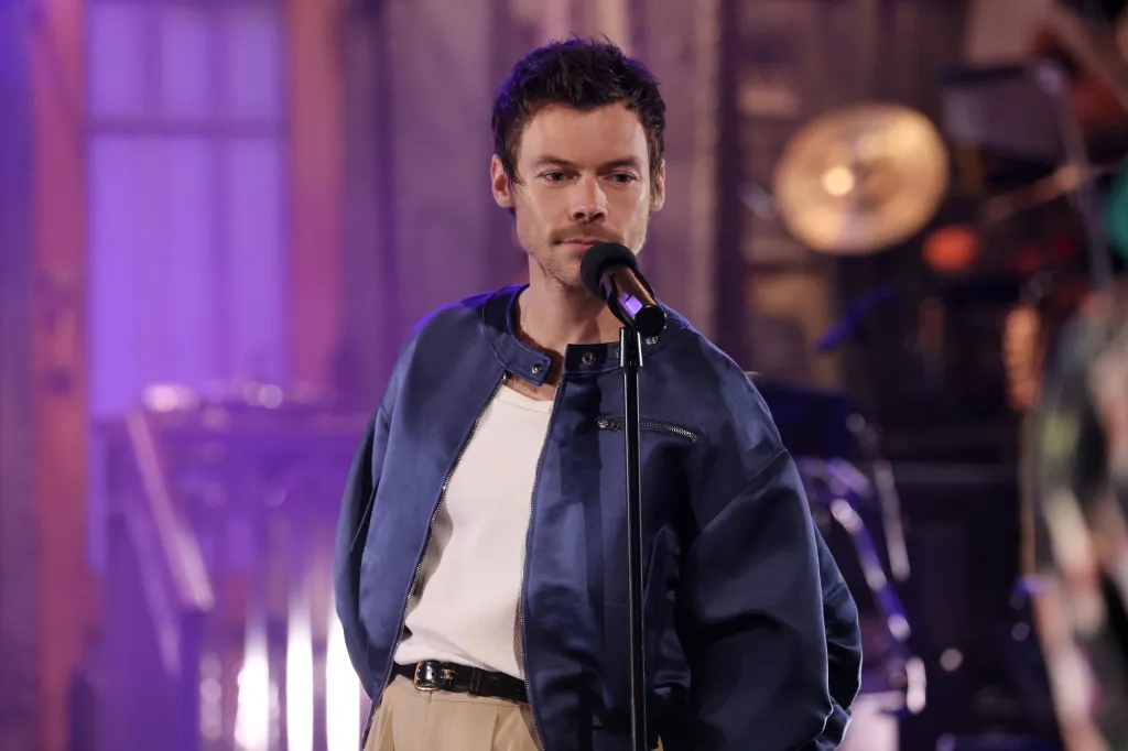Host Harry Styles during promos for Saturday Night Live.