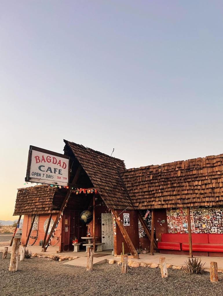 The Bagdad Cafe, a Route 66 icon in California.