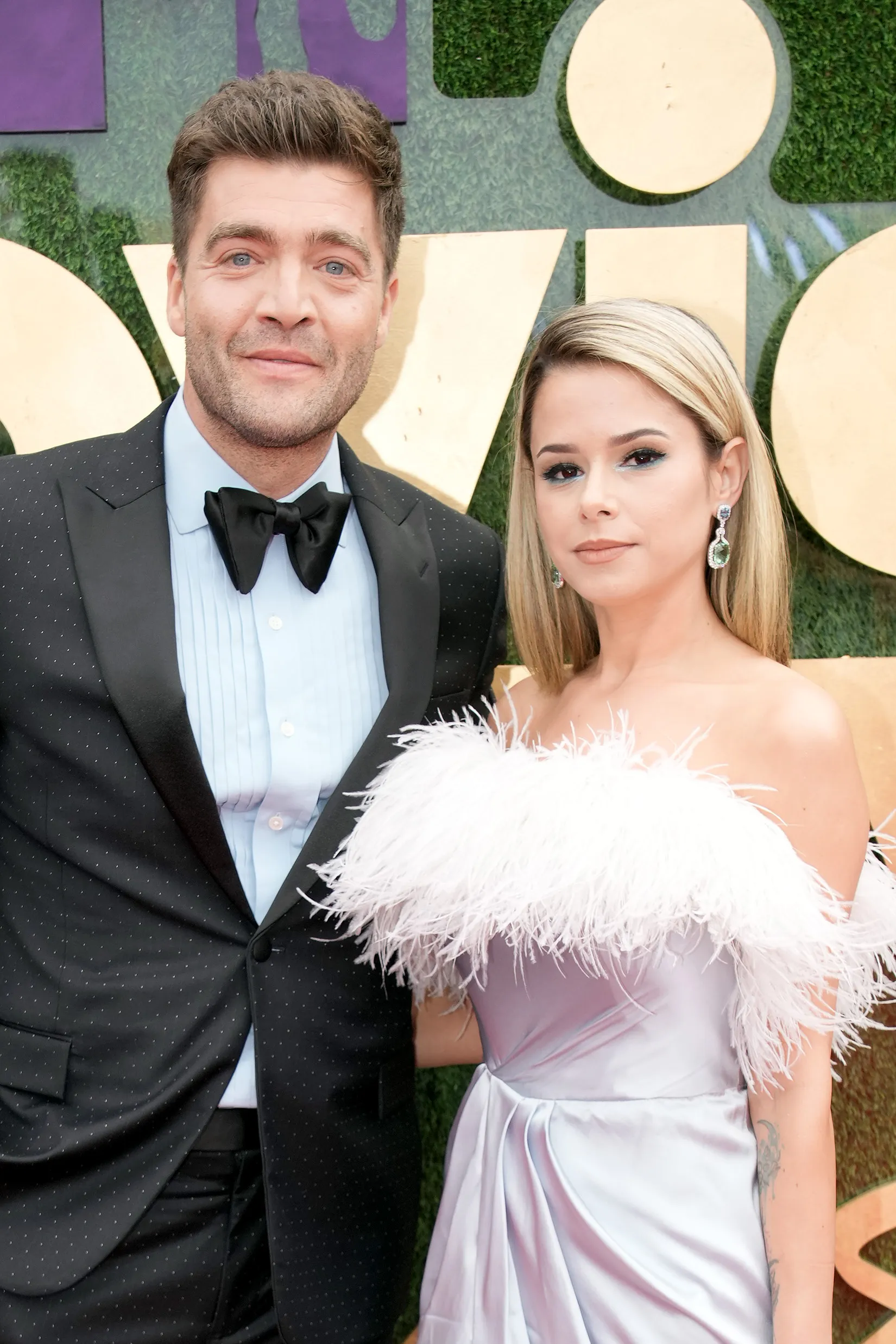 Chris 'C.T.' Tamburello and Lilianet Solares on the red carpet at the 2022 MTV Movie & TV Awards: UNSCRIPTED.