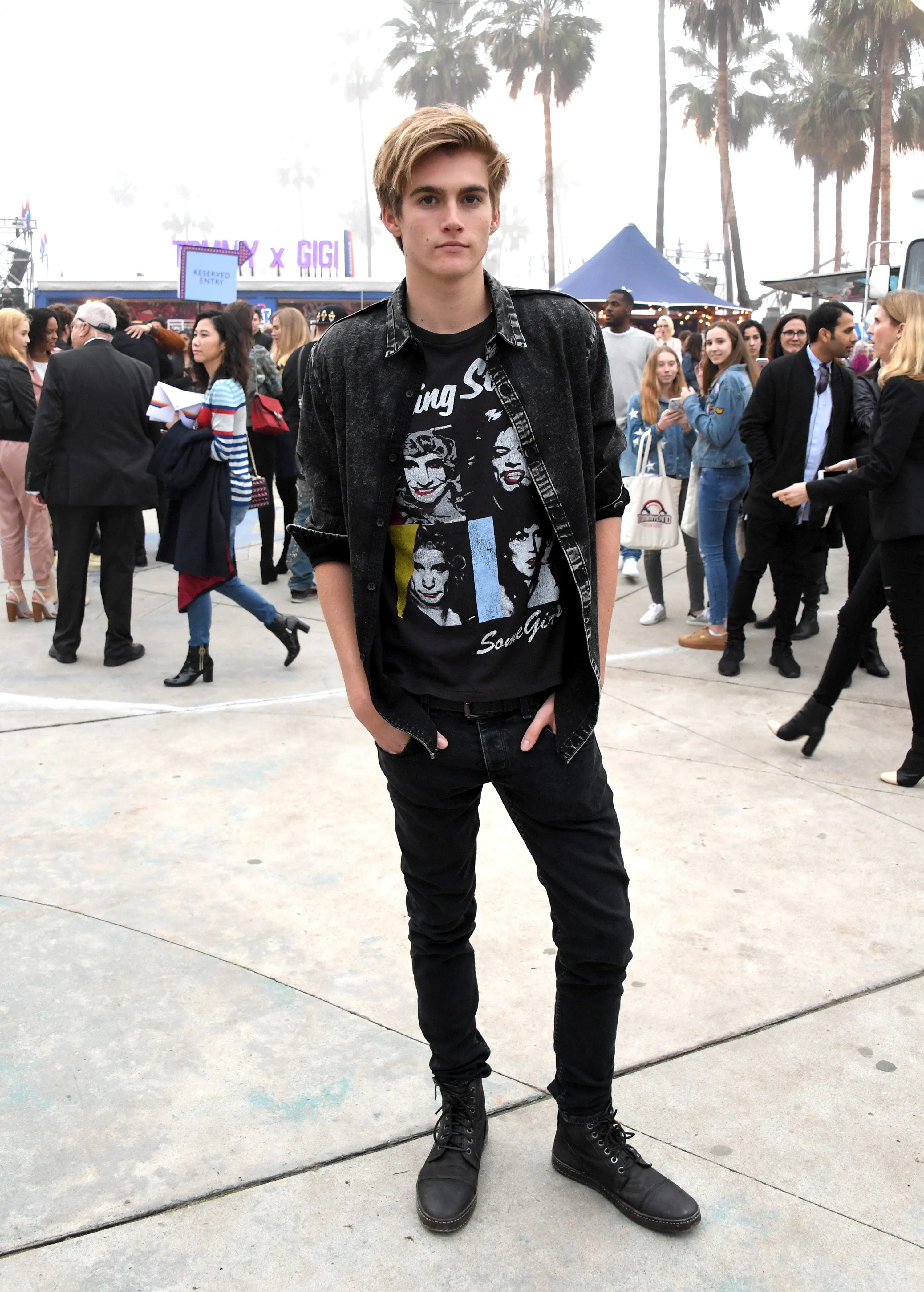 Presley Walker Gerber at the Tommy Hilfiger Women's Spring 2017 Collection event.