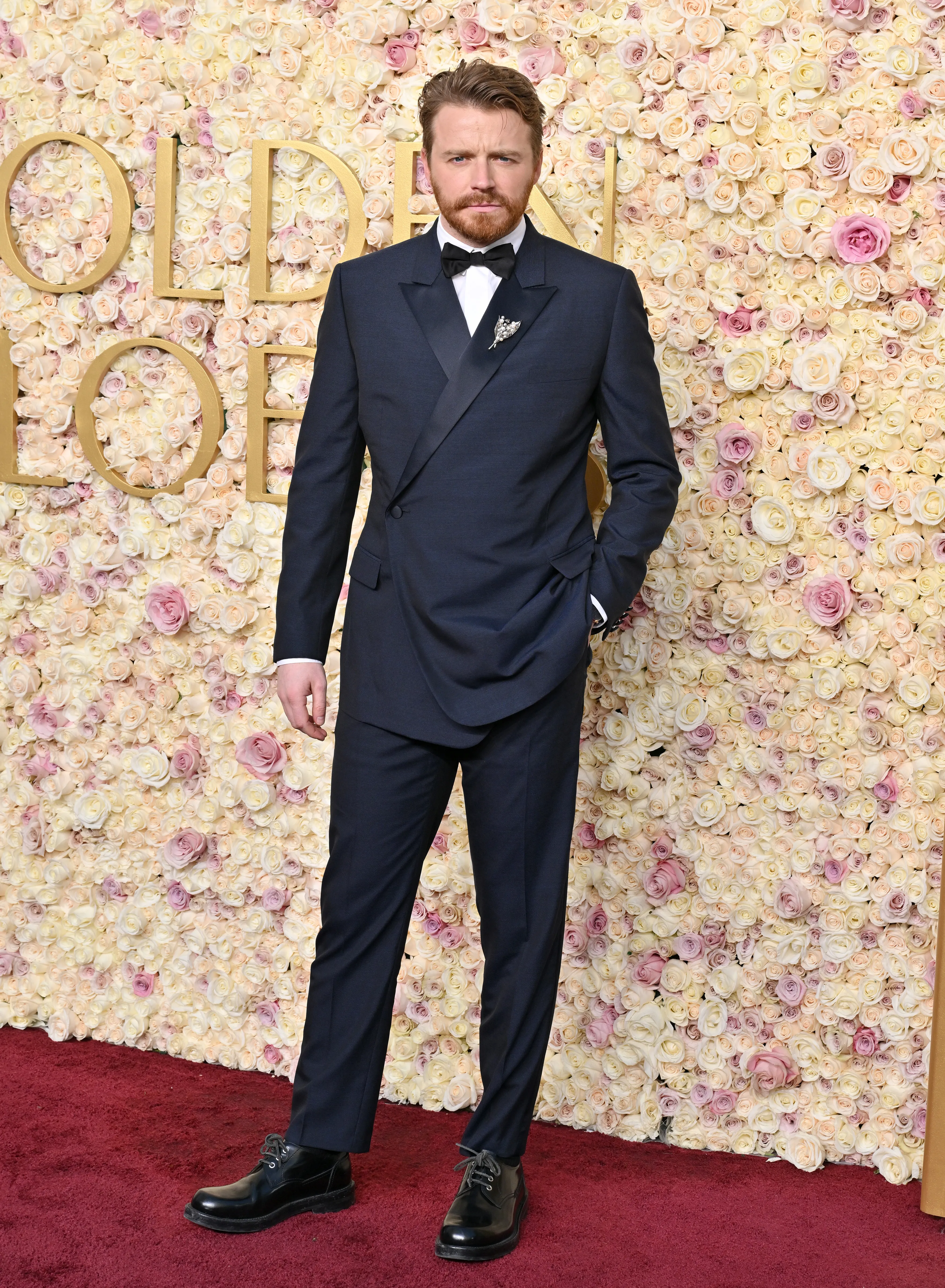 Jack Lowden attends the 82nd Annual Golden Globe Awards at The Beverly Hilton on January 05, 2025 in Beverly Hills, California.