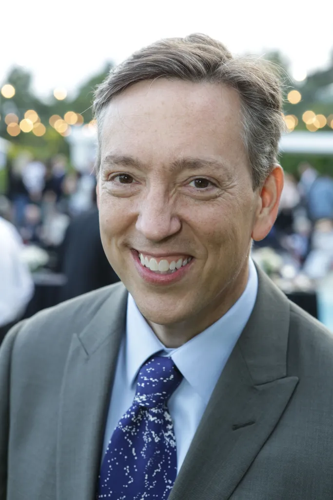 Jim Thornton smiling at the Vintage Hollywood Fundraiser.