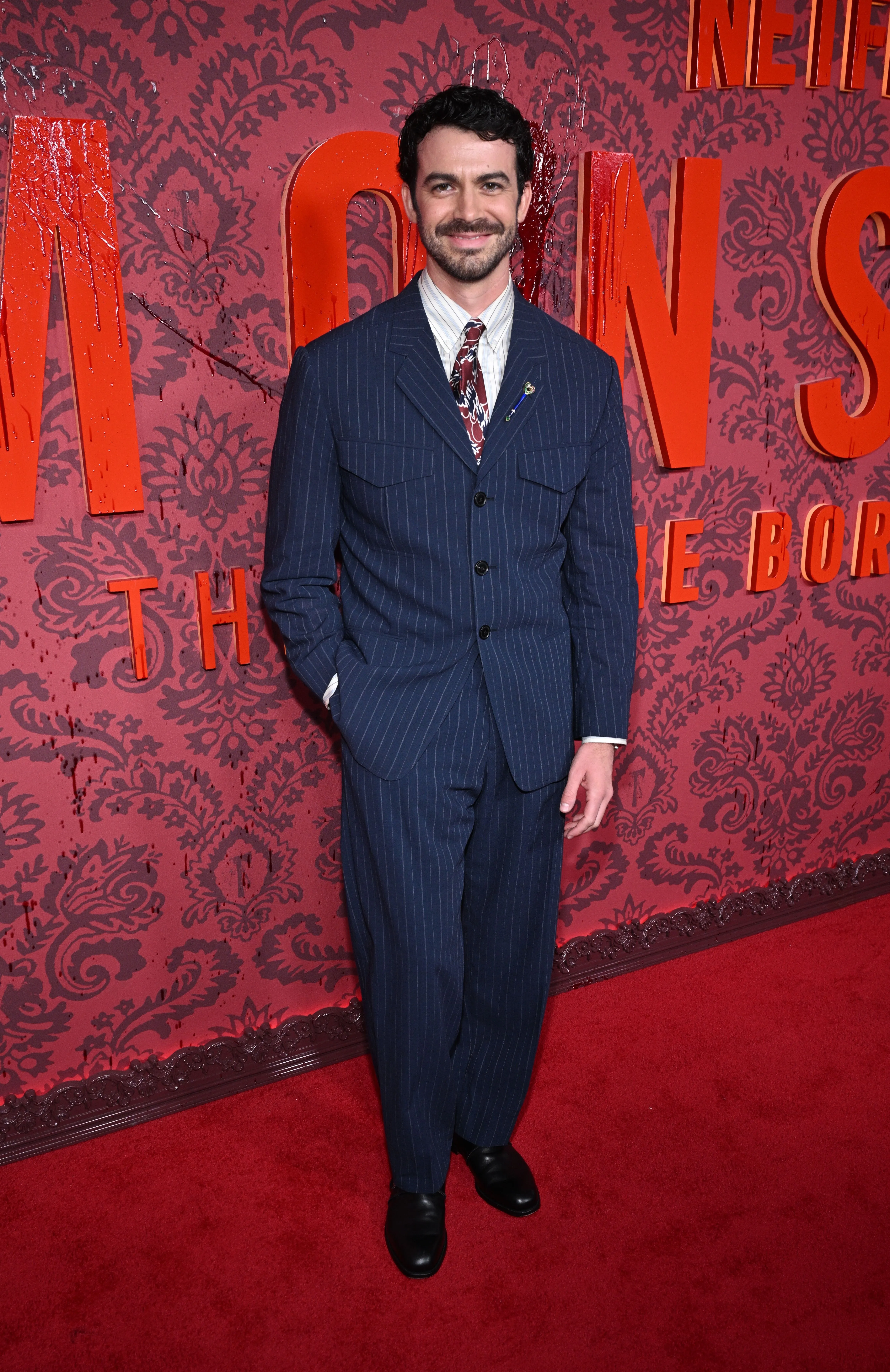 Joey Pollari at the premiere of Netflix's 'Monster: The Lizzie Borden Story'.