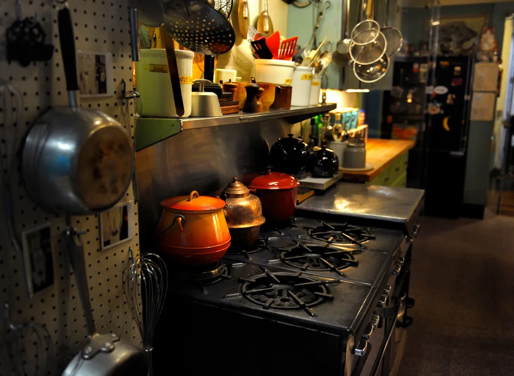 A Julia Child kitchen display at the Museum of American History.
