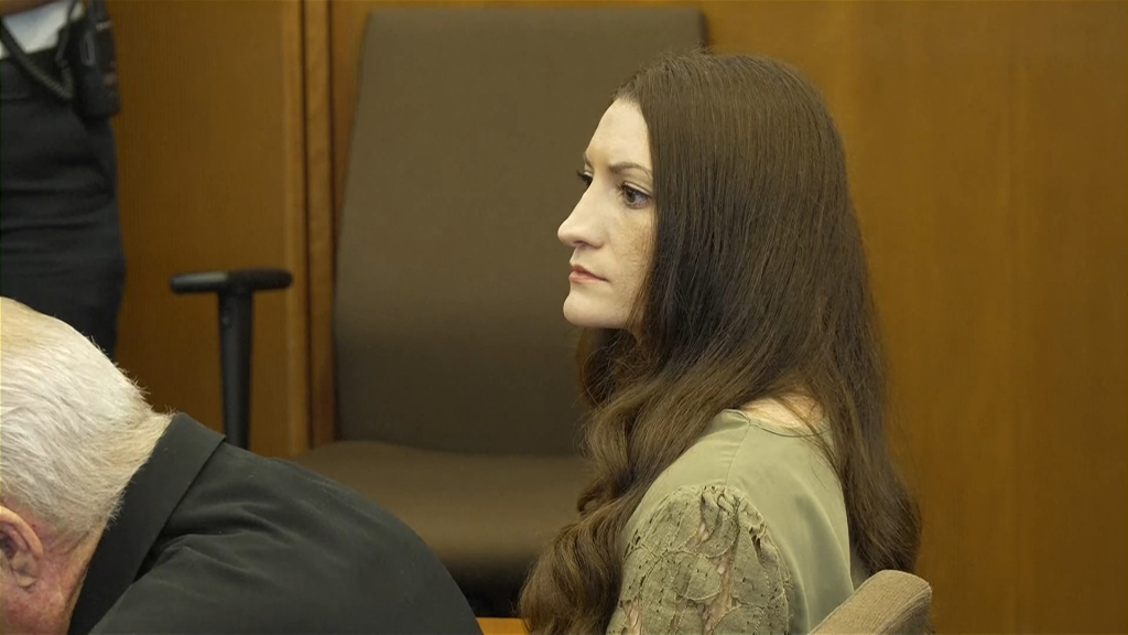 Lindsay Clancy at her jury trial.