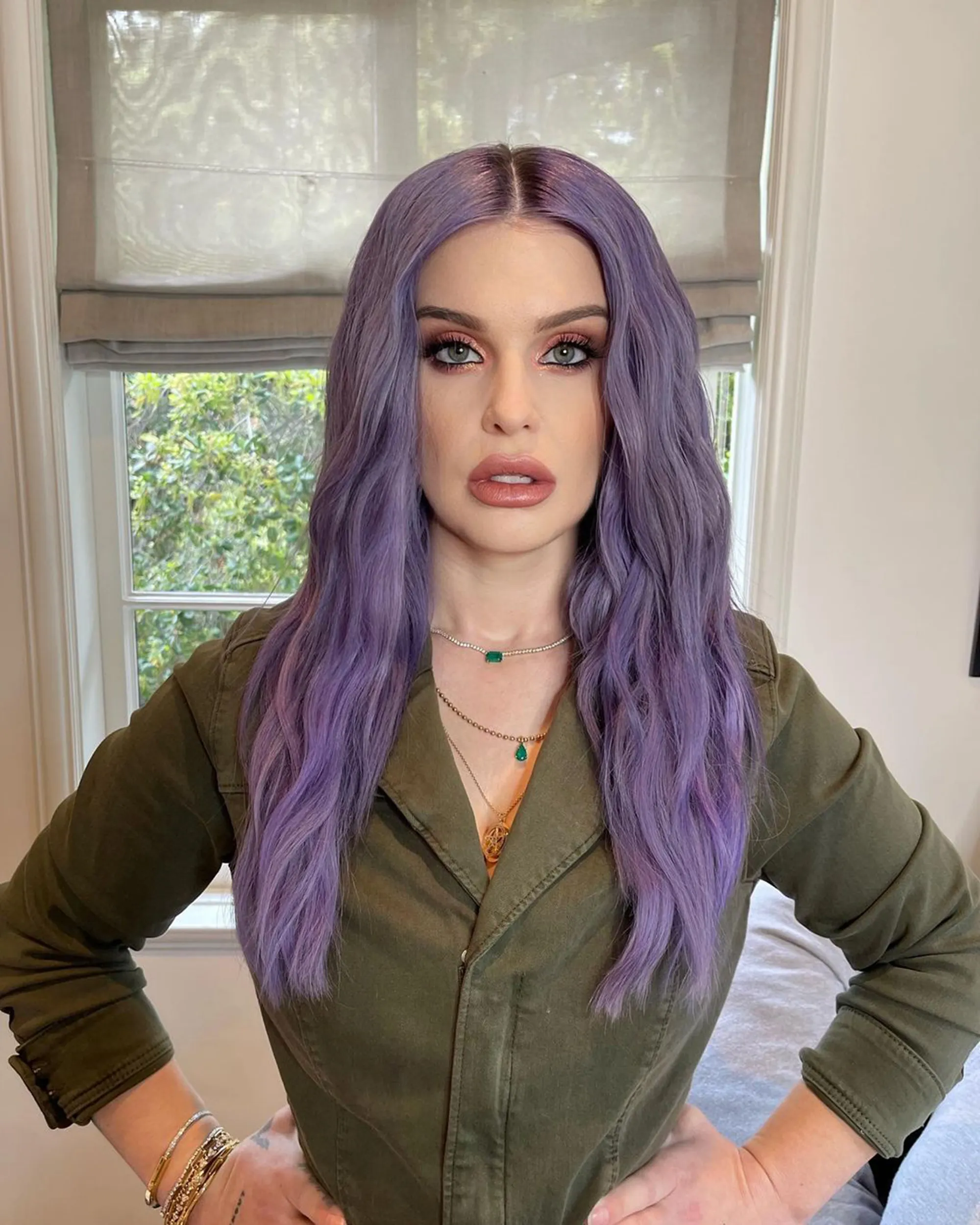 Kelly Osbourne shows off svelte post-baby figure three months after giving birth