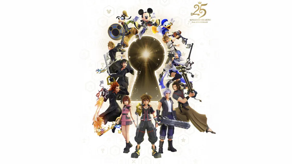 Kingdom Hearts 25th Anniversary Artwork