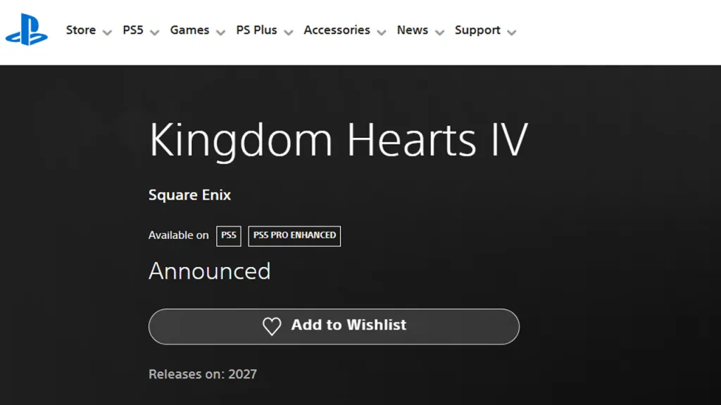 Kingdom Hearts 4 PS5 Pro Enhanced