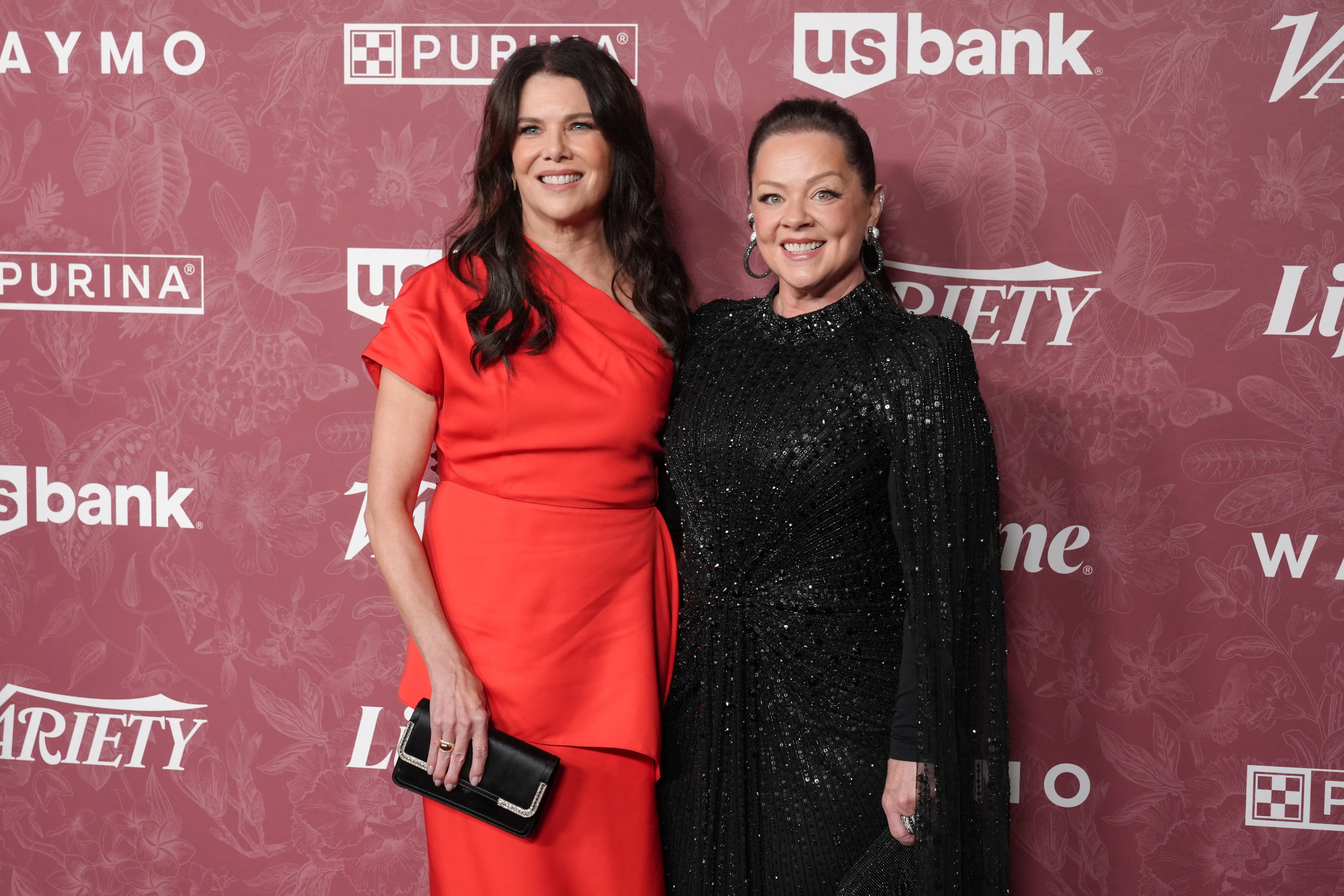 Lauren Graham, left, and Melissa McCarthy arrive at the Variety's Power of Women on Wednesday, Sept. 23, 2026, at The Beverly Hills Hotel in Beverly Hills, Calif.