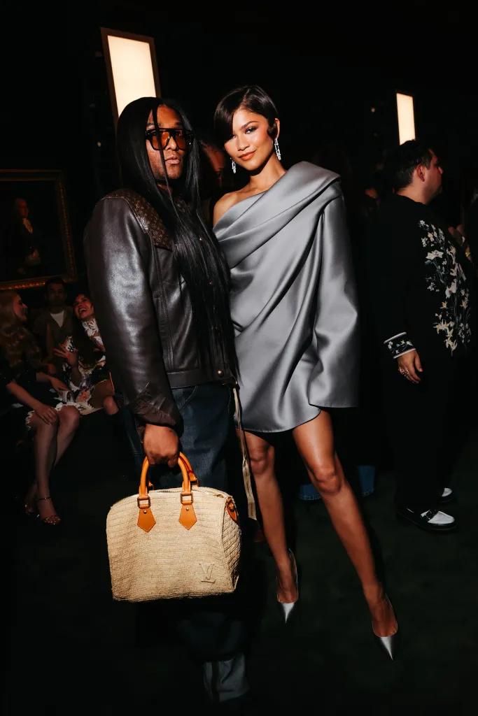 Law Roach and Zendaya at the Louis Vuitton 2027 Cruise Collection Show.