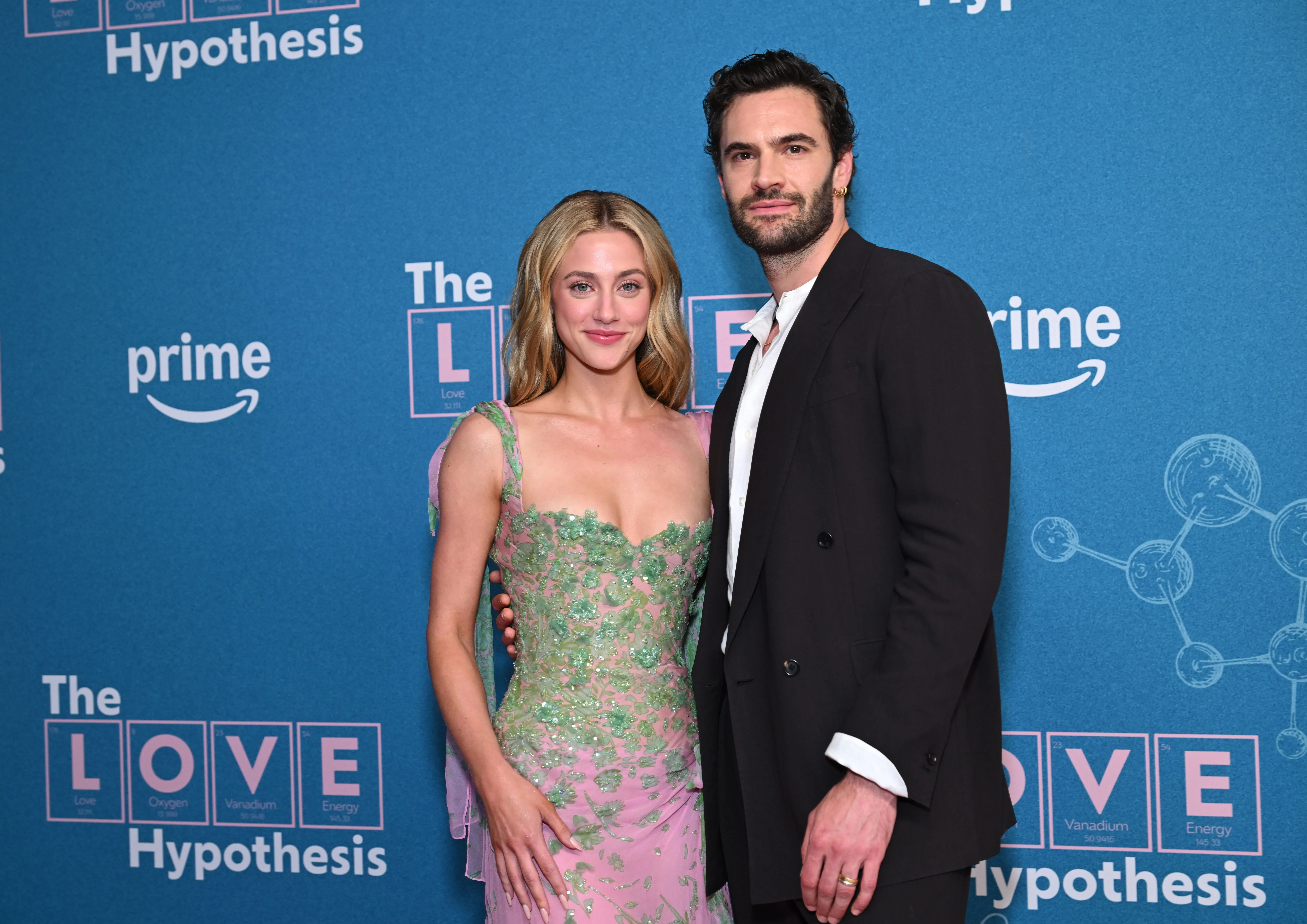 Lili Reinhart and Tom Bateman at the Amazon MGM Studios's 'The Love Hypothesis' film premiere.