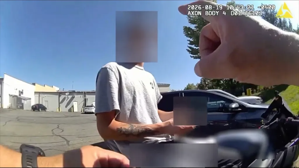 The officer's body camera shows the stop happened at 10:43 a.m. on a Sunday, when most McDonald's locations serve breakfast until 11 a.m.