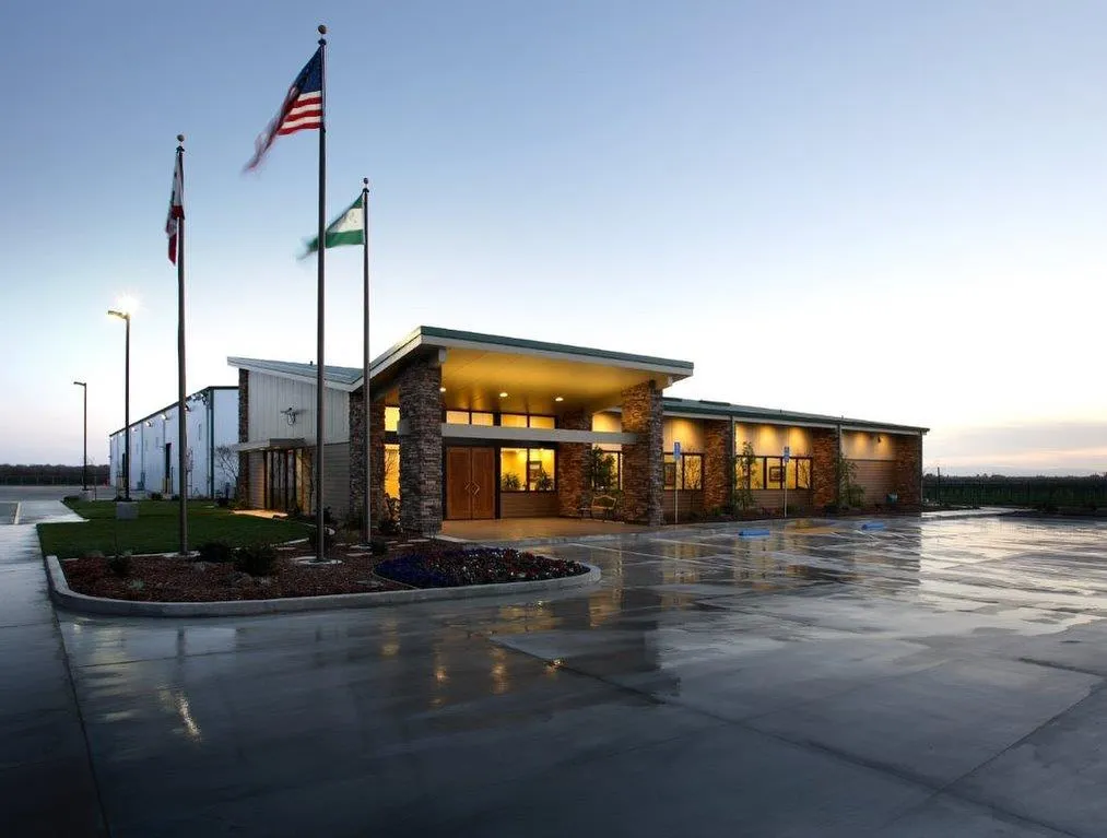 The McManis Family Vineyards winery facility and land.