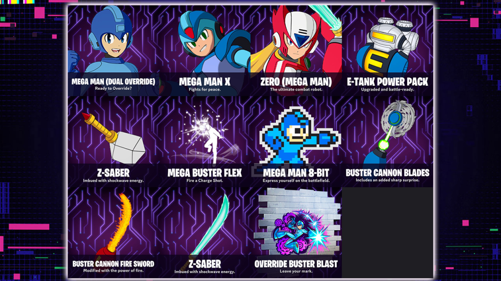 Mega Man Fortnite Bundle