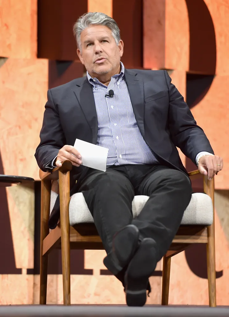 William D. Cohan, special correspondent for Vanity Fair, speaks at the Vanity Fair New Establishment Summit.