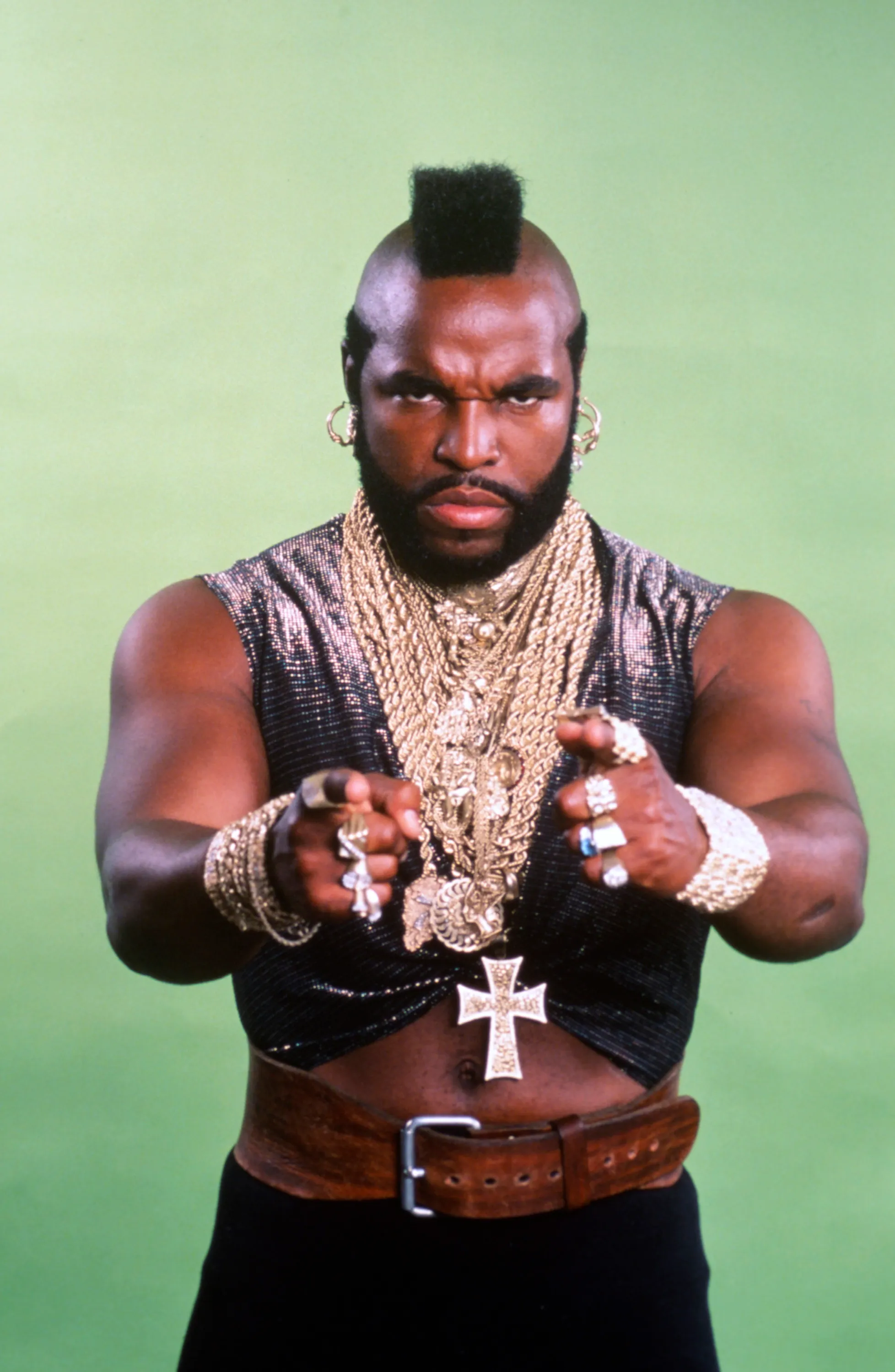 Promotional photo of Mr. T as B.A. Baracus from 