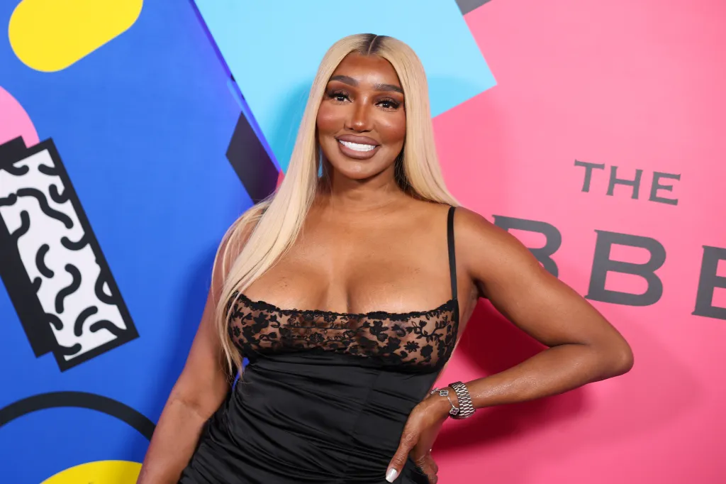 NeNe Leakes posing at The Abbey's 35th Anniversary Party.