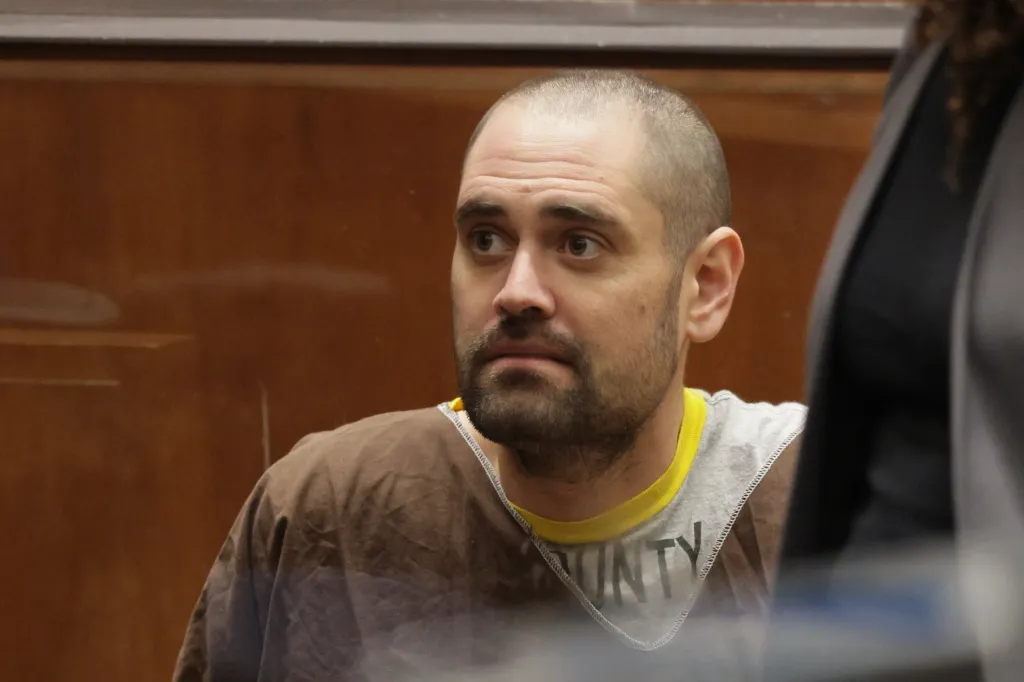 Nick Reiner appearing during his arraignment on murder charges.