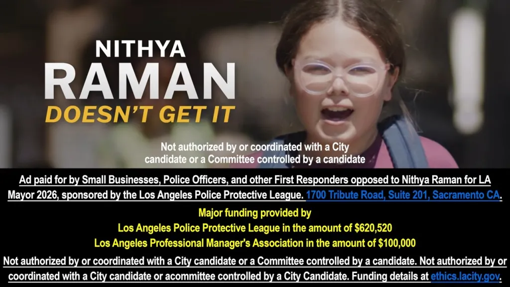 An ad featuring a young girl with the text 