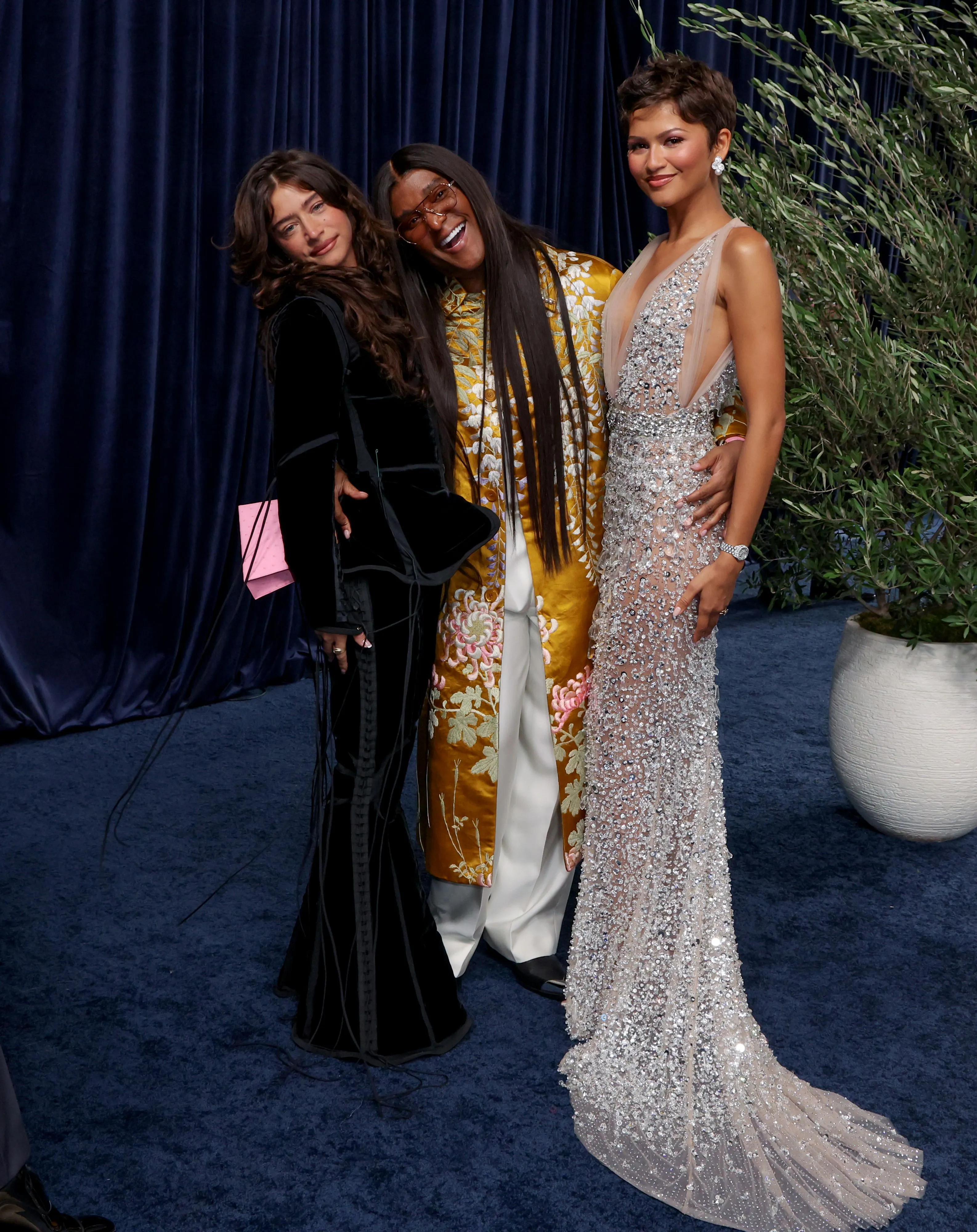 Odessa A'zion, Law Roach, and Zendaya at the 78th Primetime Emmy Awards.