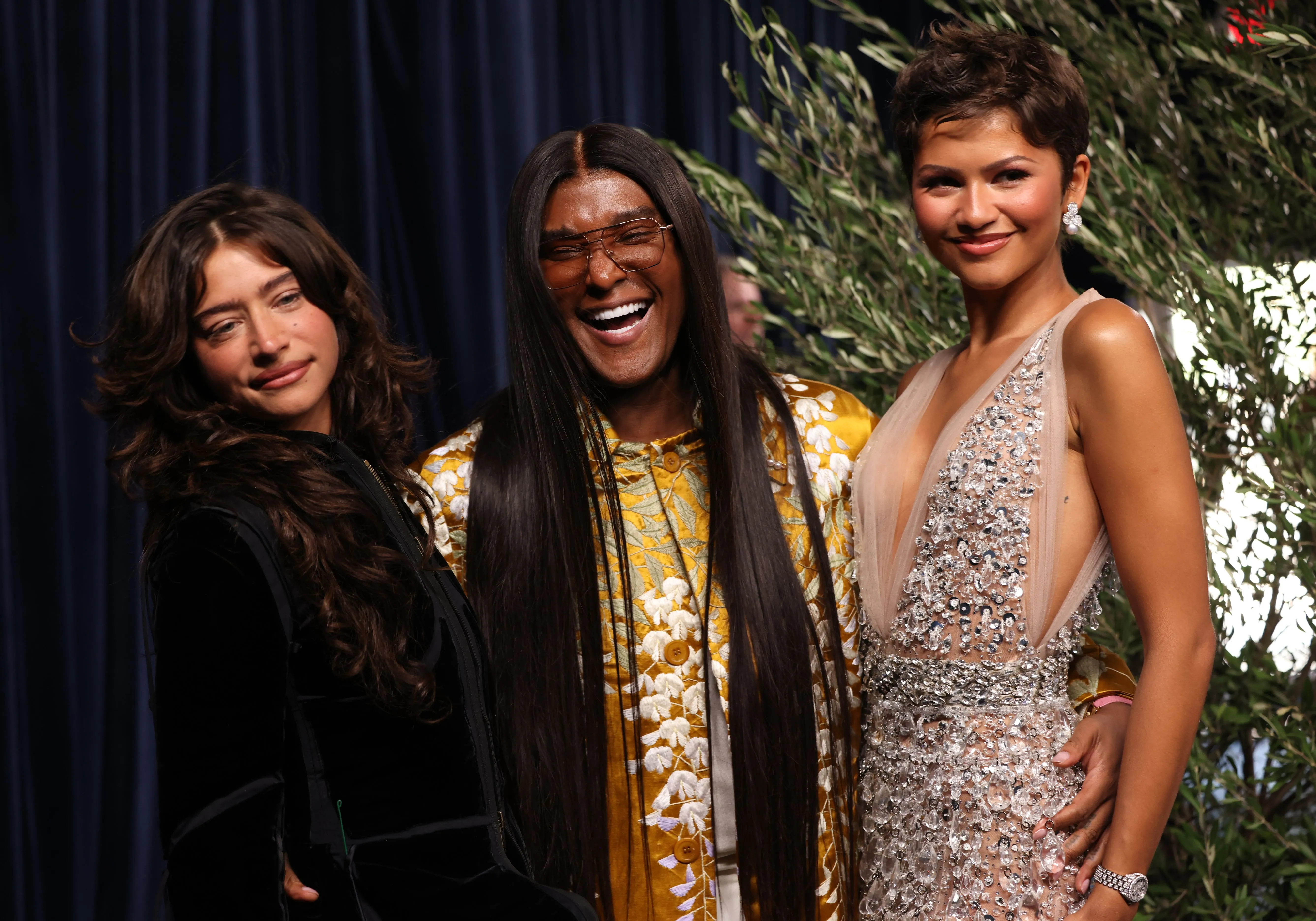Odessa A'zion, Law Roach, and Zendaya at the 78th Primetime Emmy Awards.