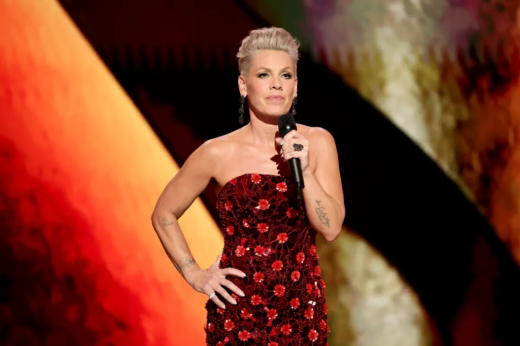 P!NK hosting the 79th Annual Tony Awards.