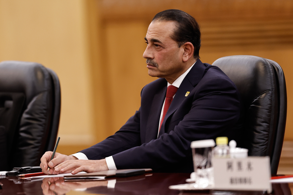 Pakistan's army chief Asim Munir attends a meeting in Beijing.