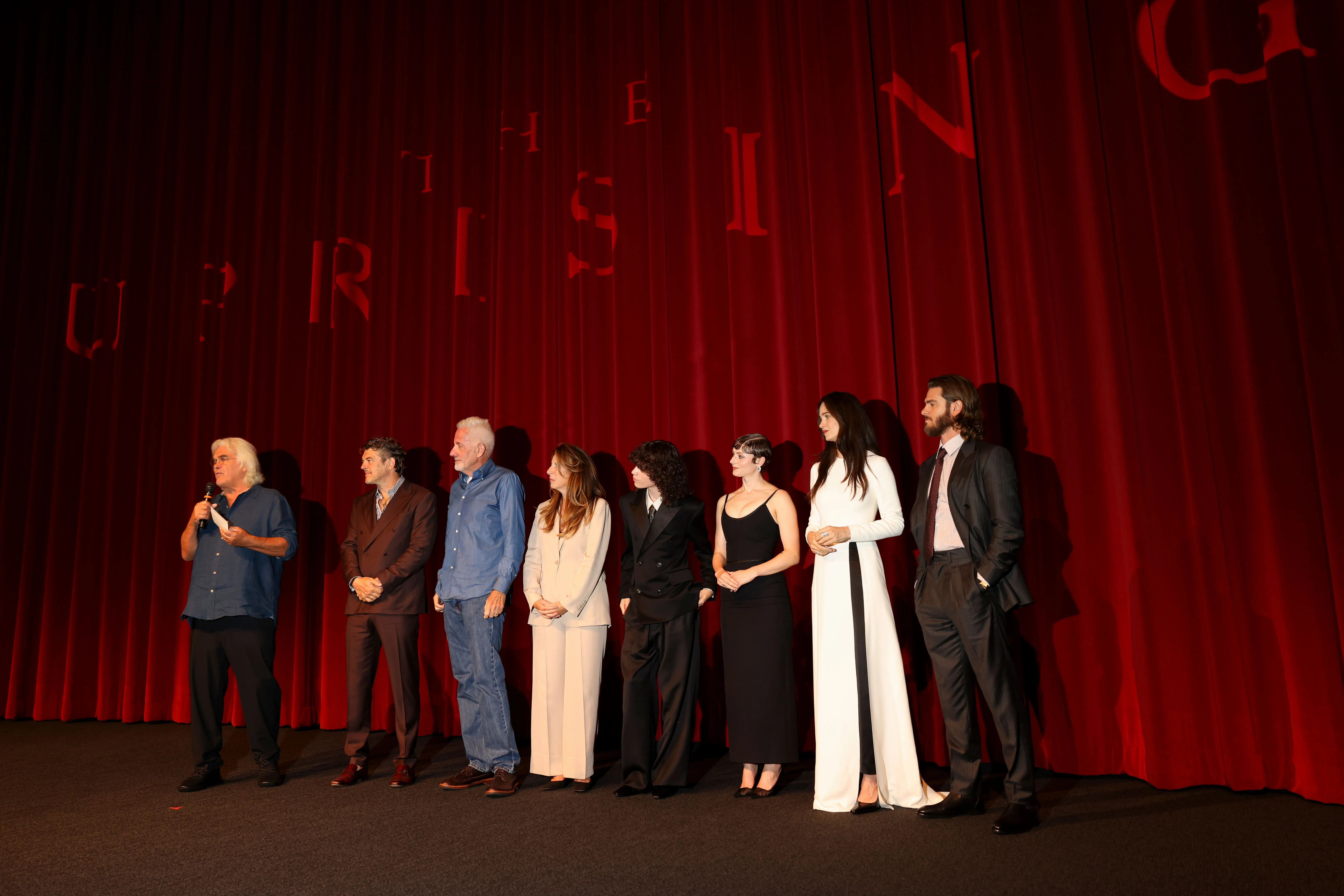 The cast and crew of 