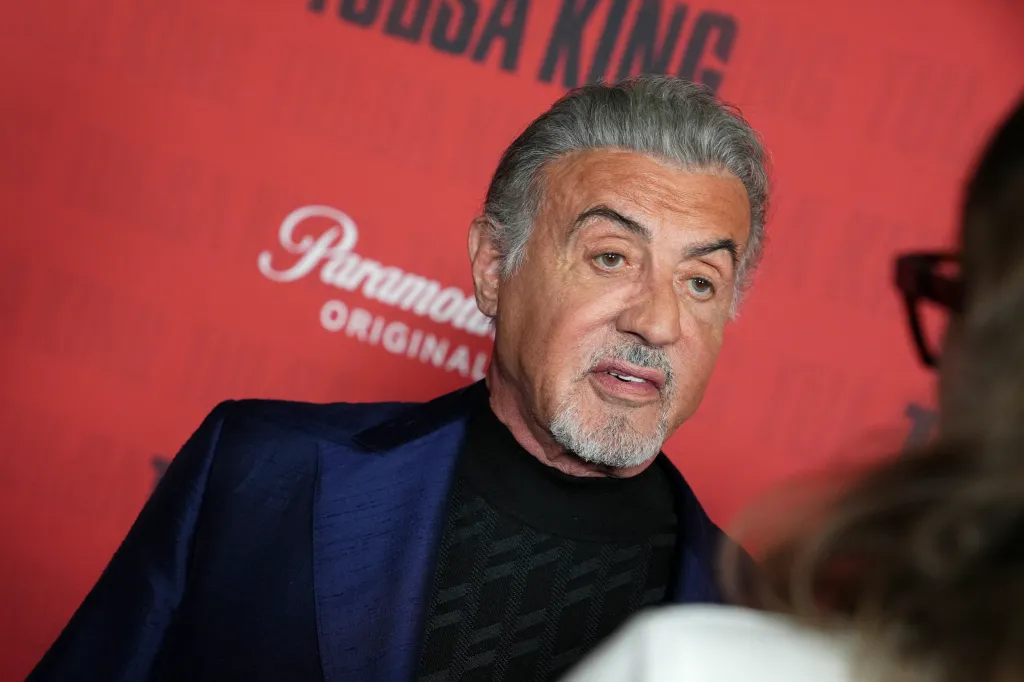 Sylvester Stallone at the Tulsa King Panel.
