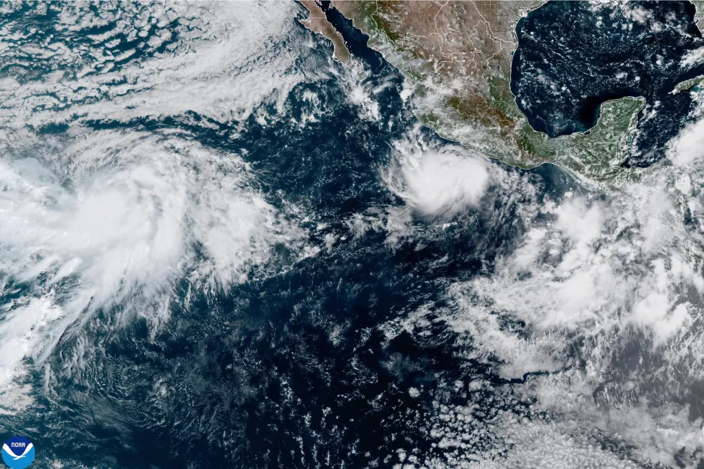 Hurricane Polo has strengthened into a Category 4 storm with 130 mph winds off Mexico's coast, bringing heavy rains but remaining offshore.