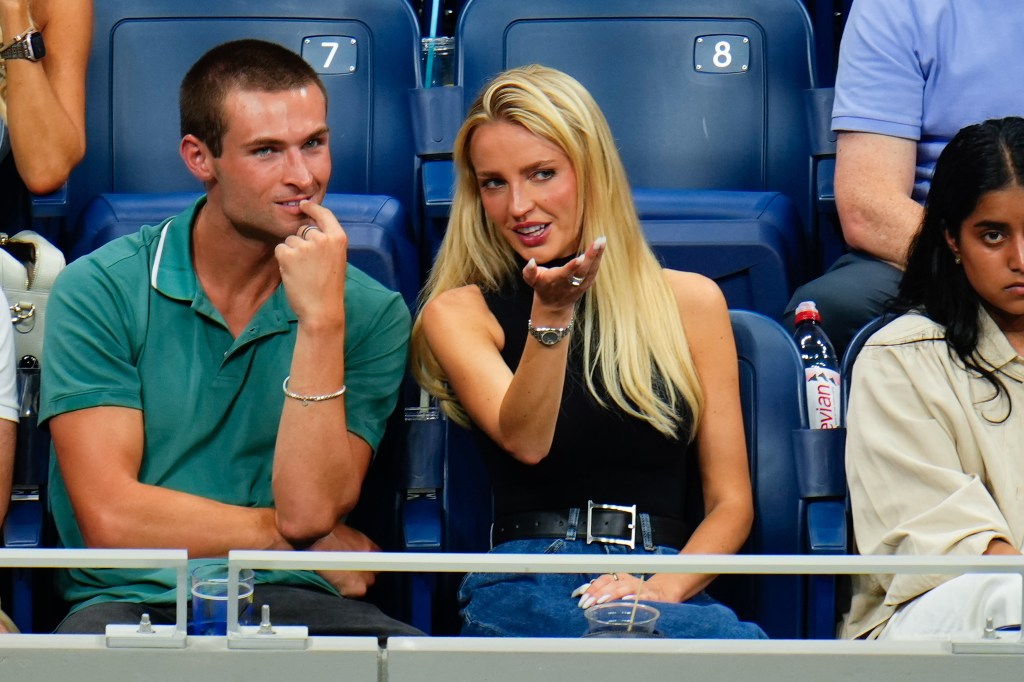 Morgan Riddle attending the US Open Tennis Championships.