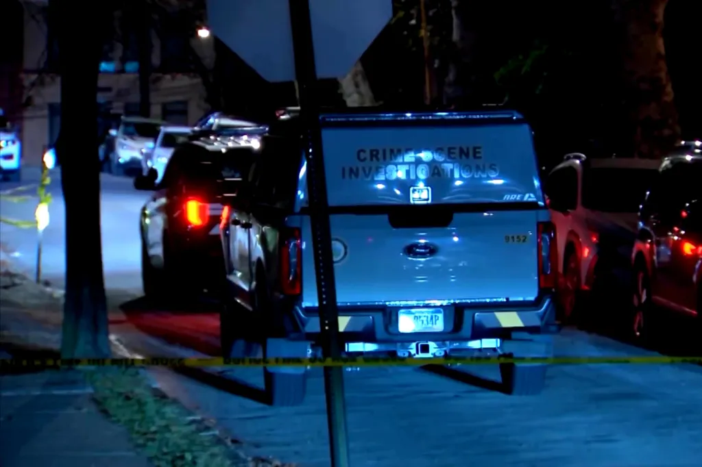 The suspected killer was transported to a hospital and hit with a slew of charges including criminal homicide, aggravated assault, burglary and criminal trespass.