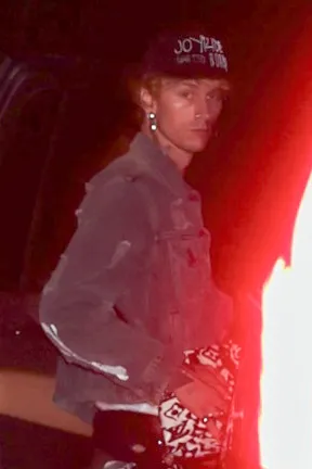 Machine Gun Kelly on a night out in New York City.