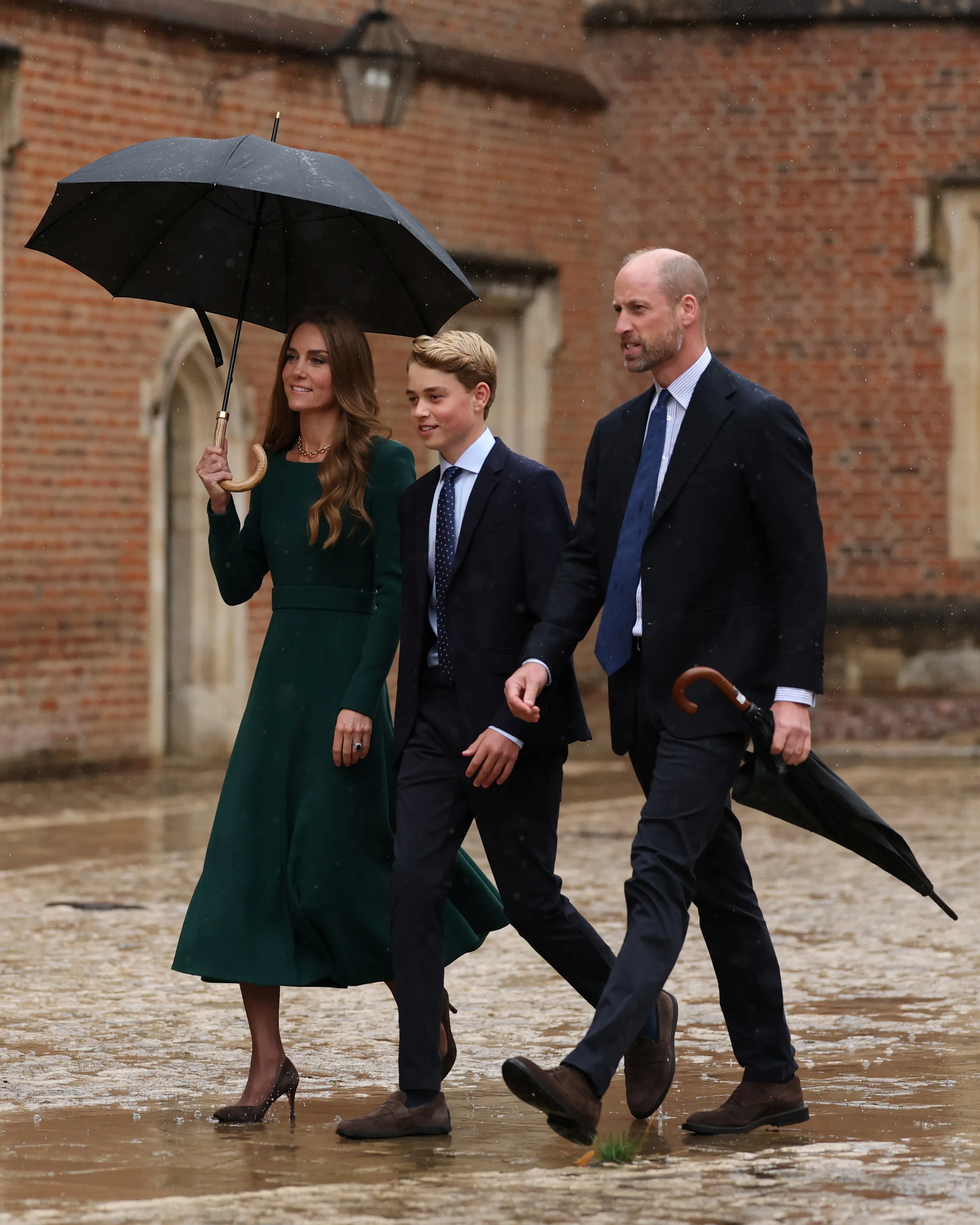 Kate Middleton, Prince George and Prince William