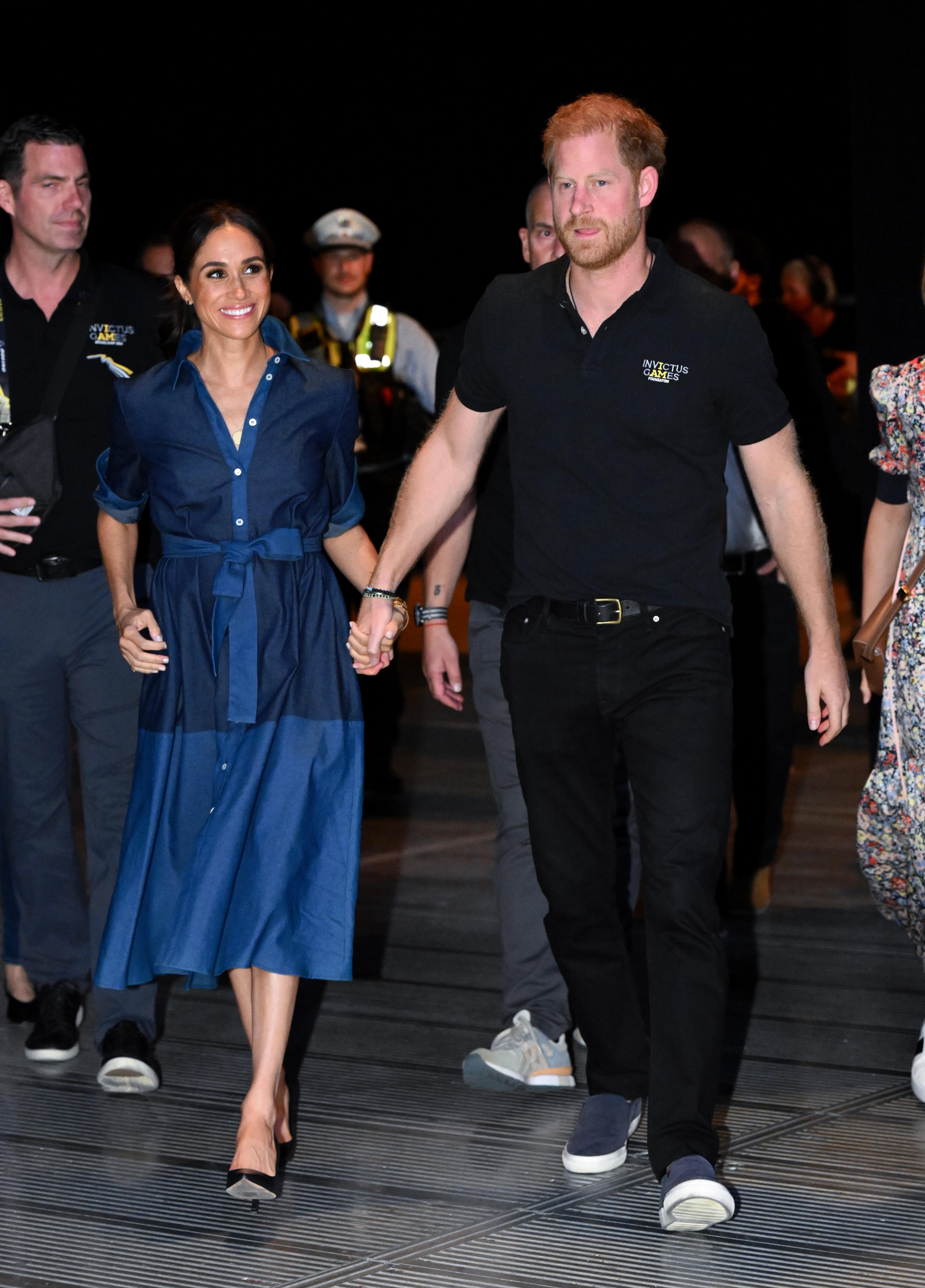 Meghan Markle and Prince Harry at the 2023 Invictus Games