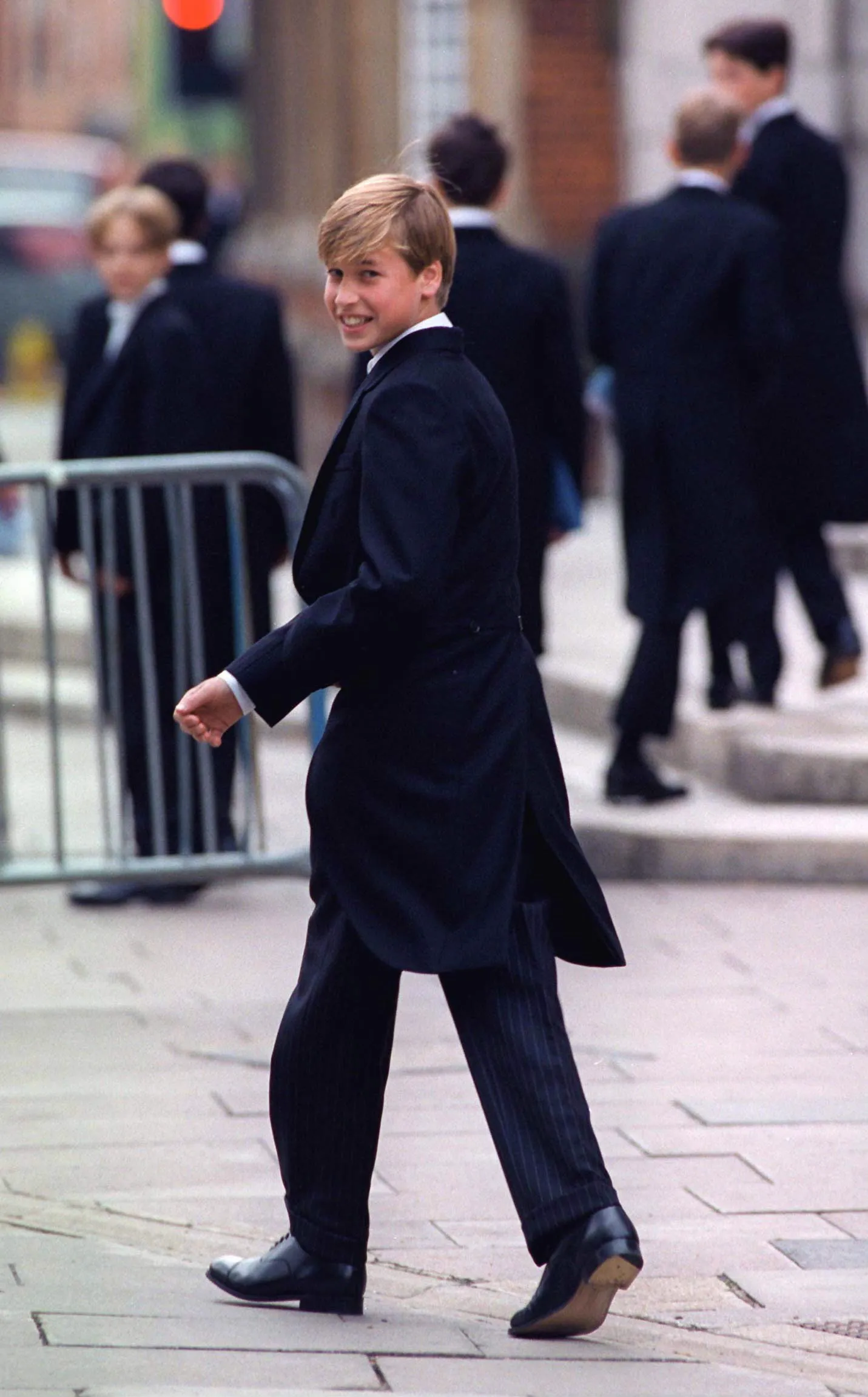 Prince William on his first day at Eton