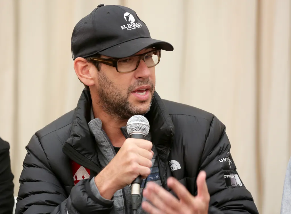 Producer Doug Ellin speaking onstage at the Santa Barbara International Film Festival.