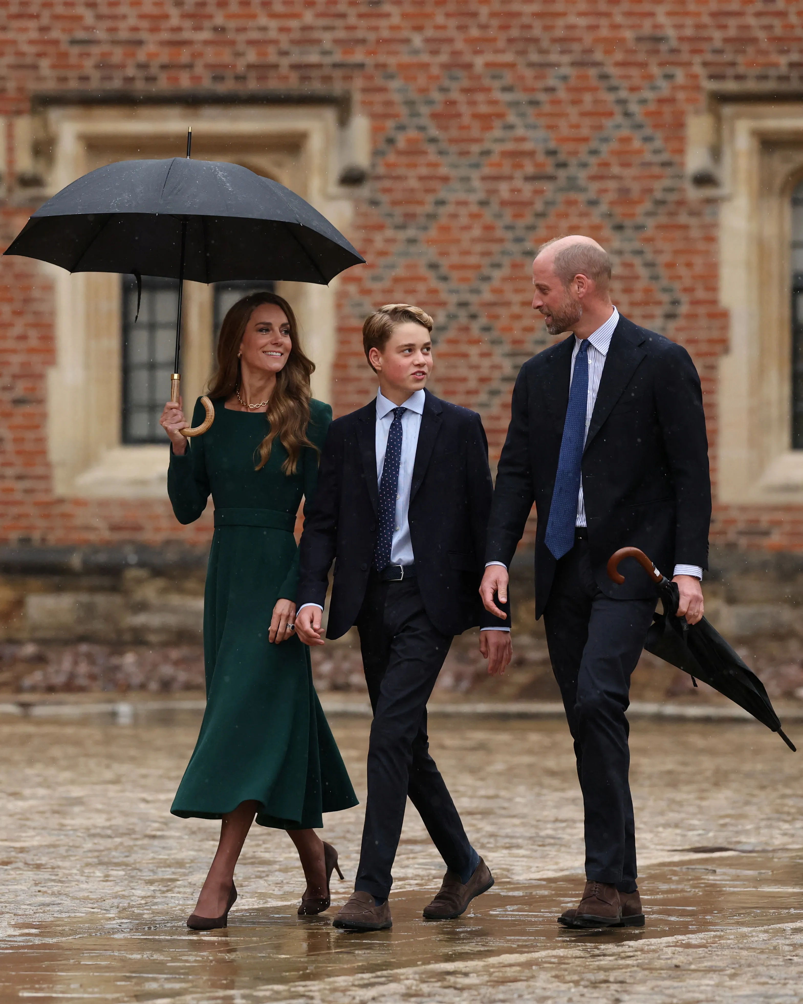 Kate Middleton, Prince George and Prince William