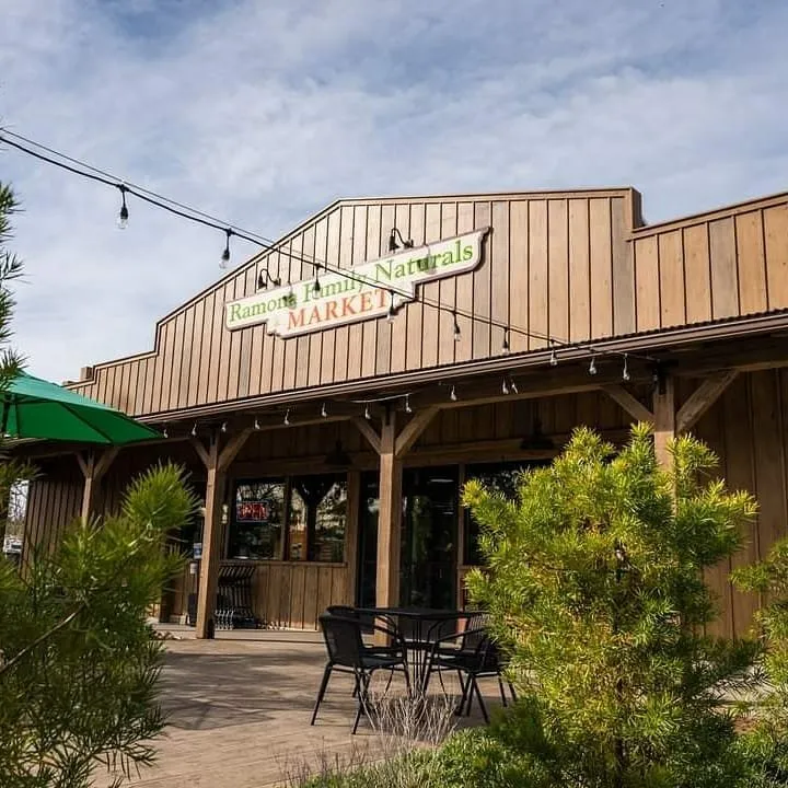 The storefront of Ramona Family Naturals, a California egg producer.