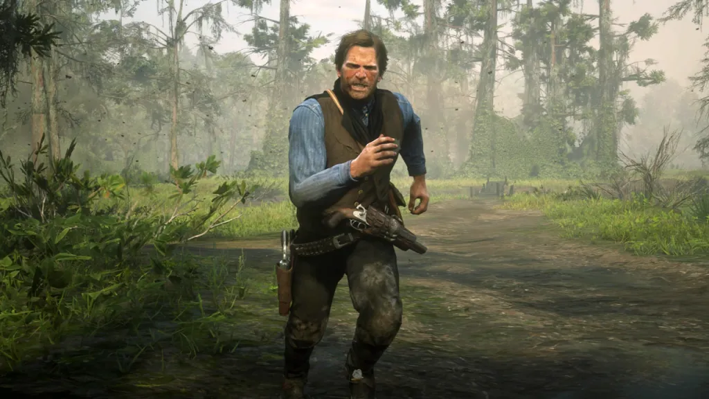 RDR2 Arthur Morgan Running