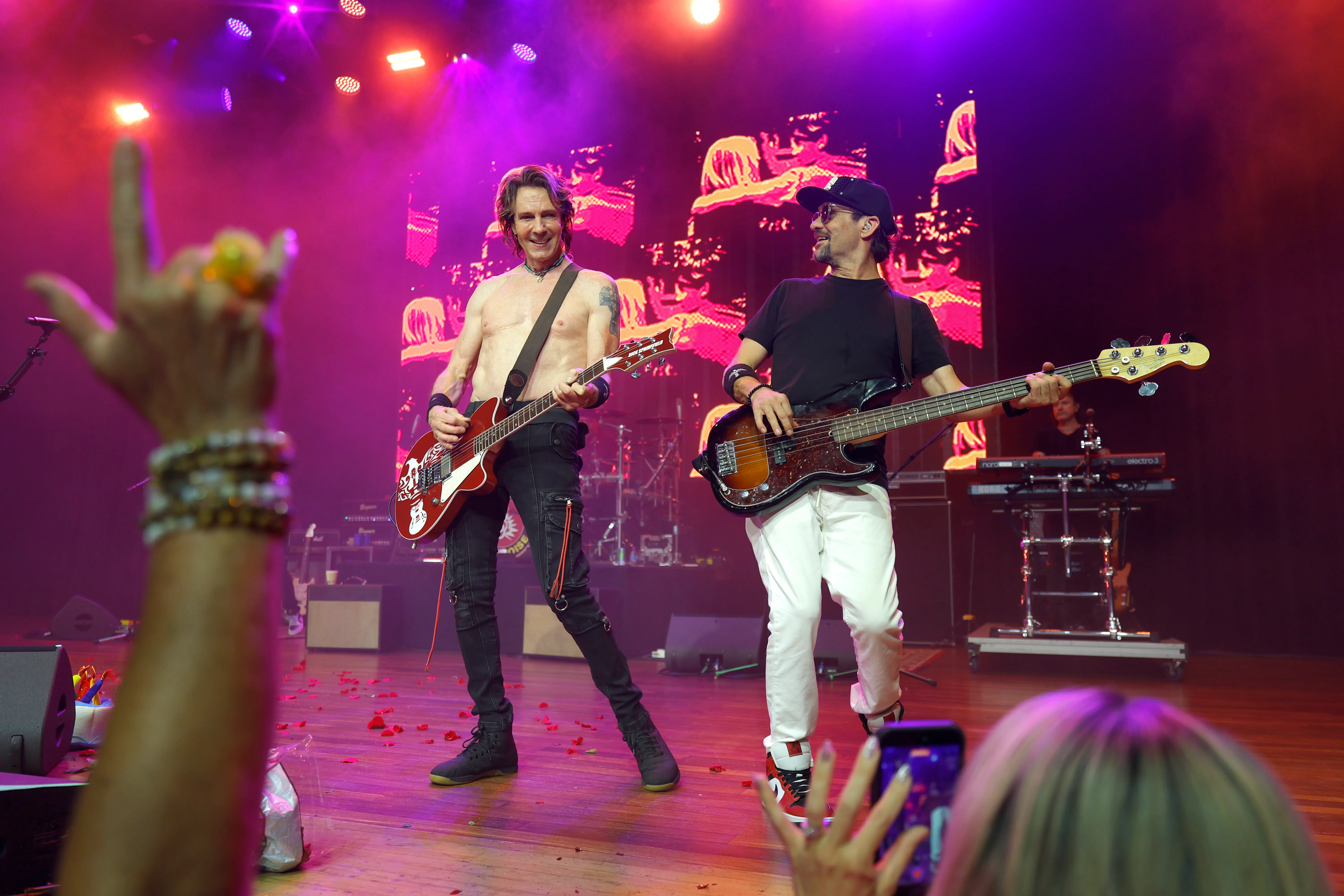 Rick Springfield performing in Nashville