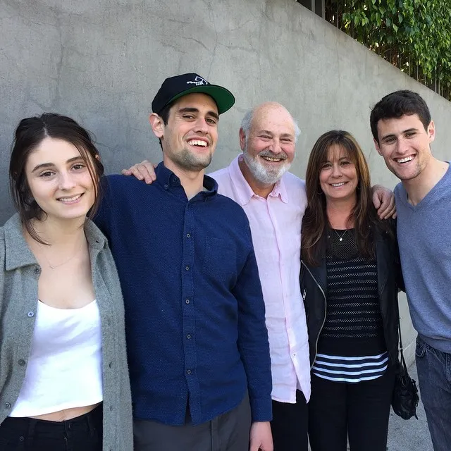 Rob Reiner with Michele, Romy, and Nick.