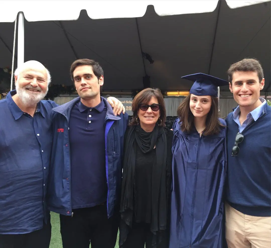 Rob Reiner with Michele, Romy, Nick and Jake.
