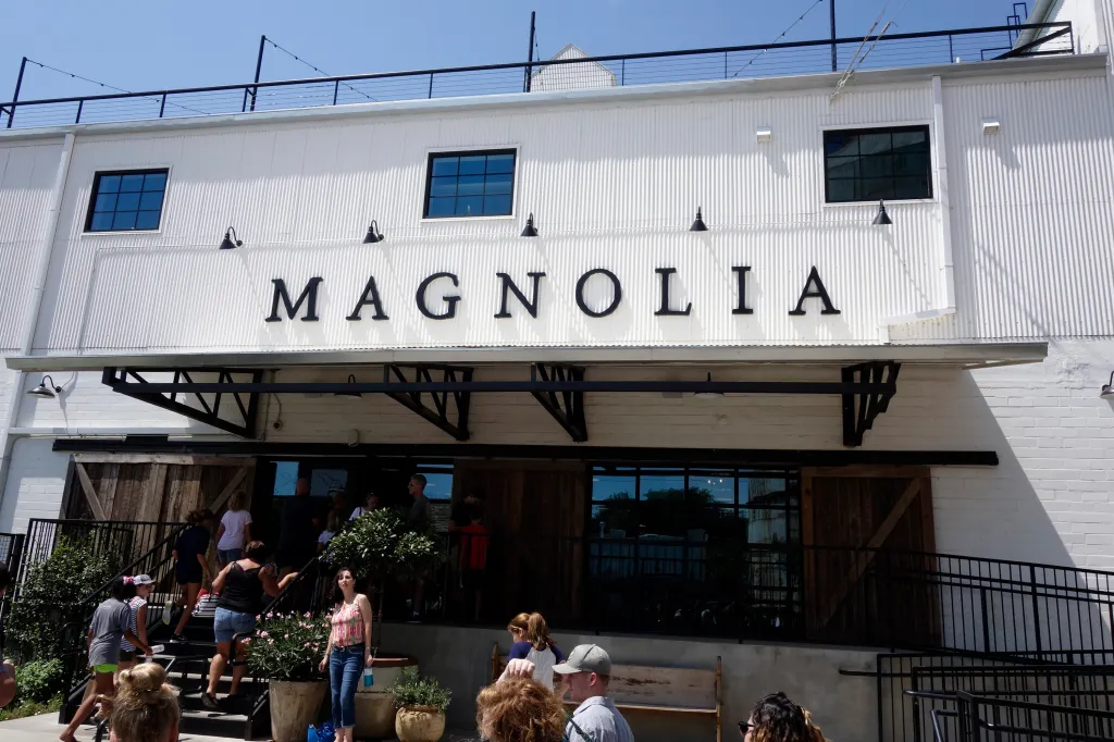 The Magnolia Silos building with