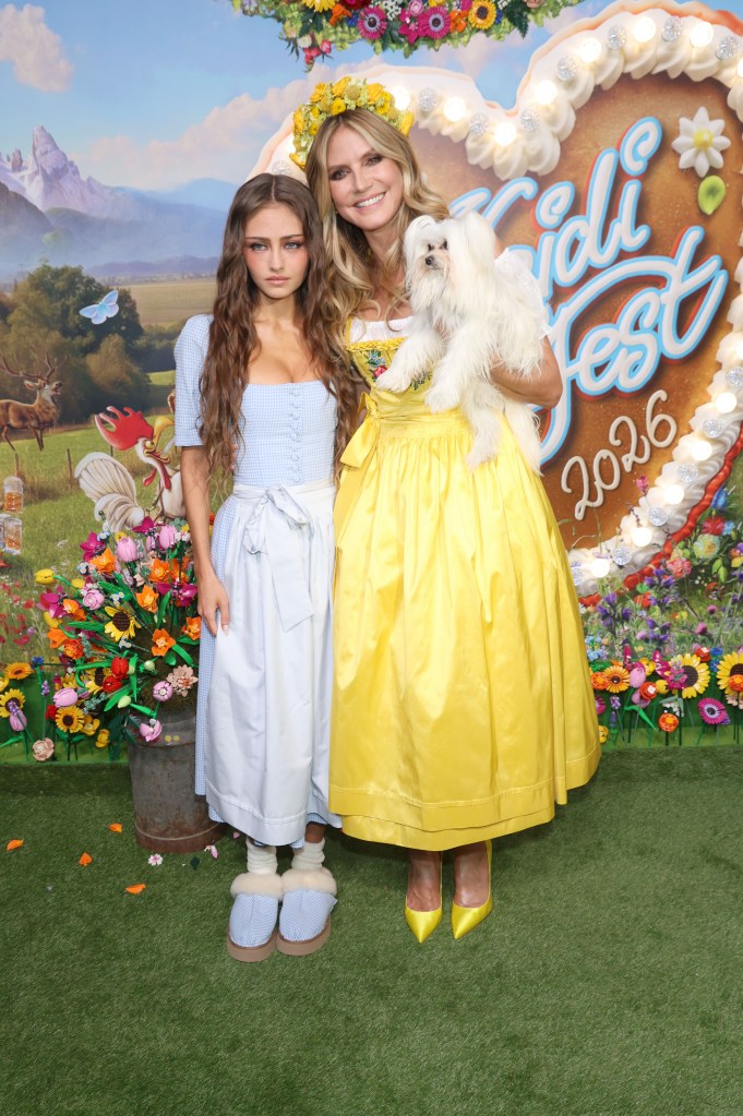 Leni and Heidi Klum at HeidiFest.