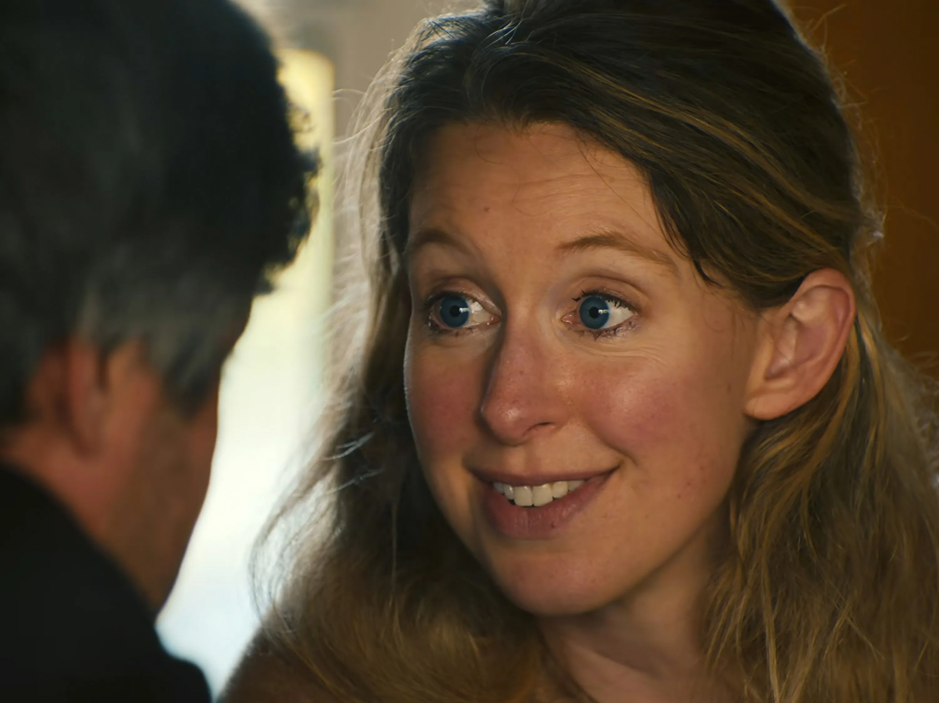 Portrait of Elizabeth Holmes from the documentary 